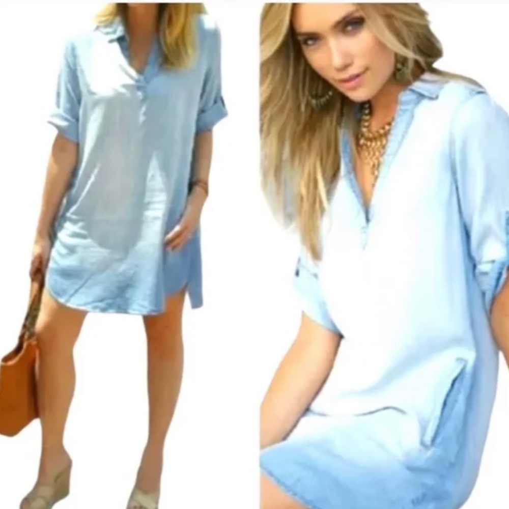 Chumbray Shirt Dress